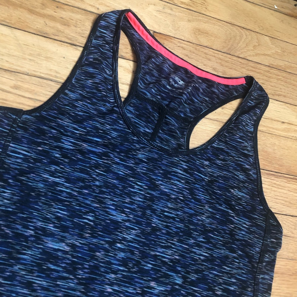 Marled Athletic Racer Back Top - Picture 3 of 8